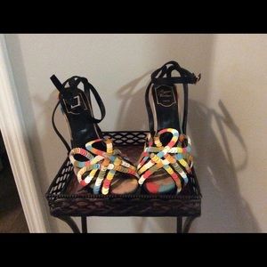 Roger Vivier Sequin High Heel Shoes